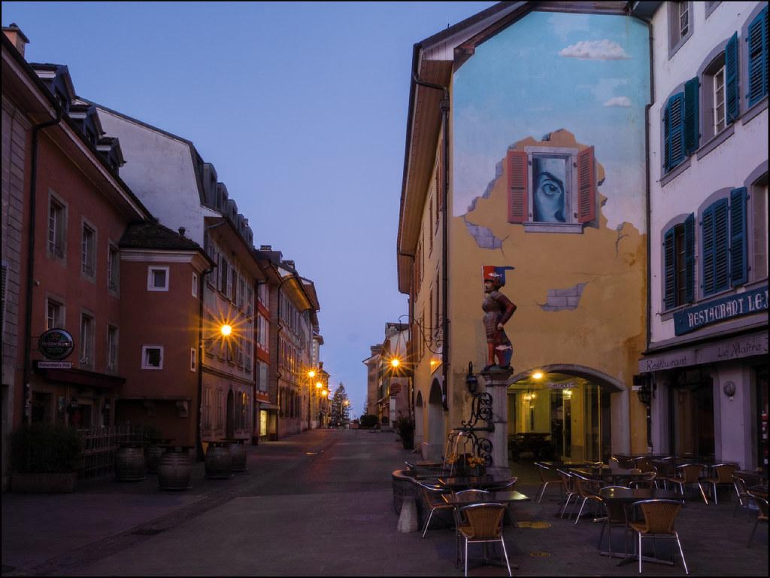 Arcade commerciale à la Rue de Rive à Nyon