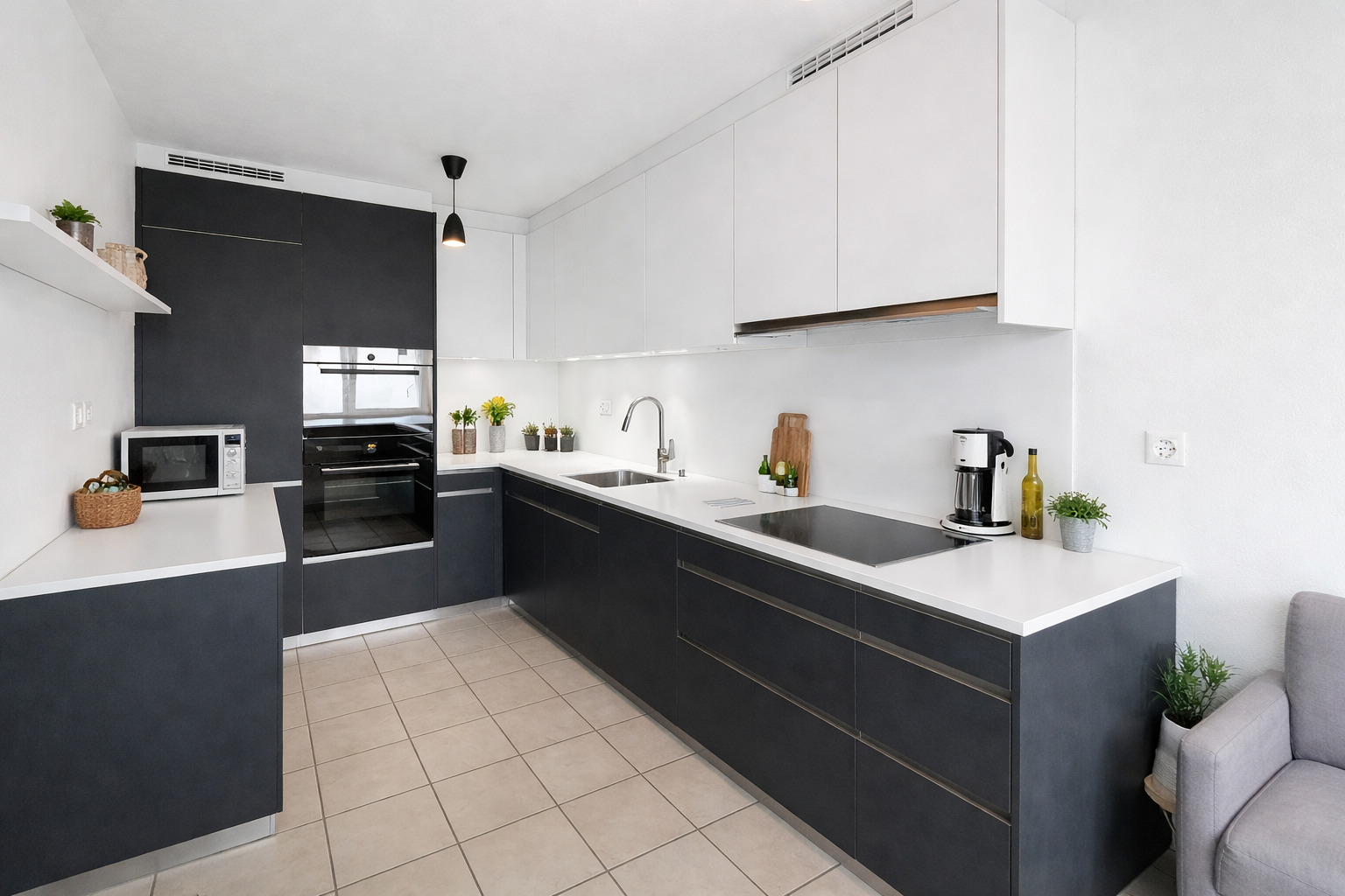 Duplex en attique de 5,5 pièces à Bursinel