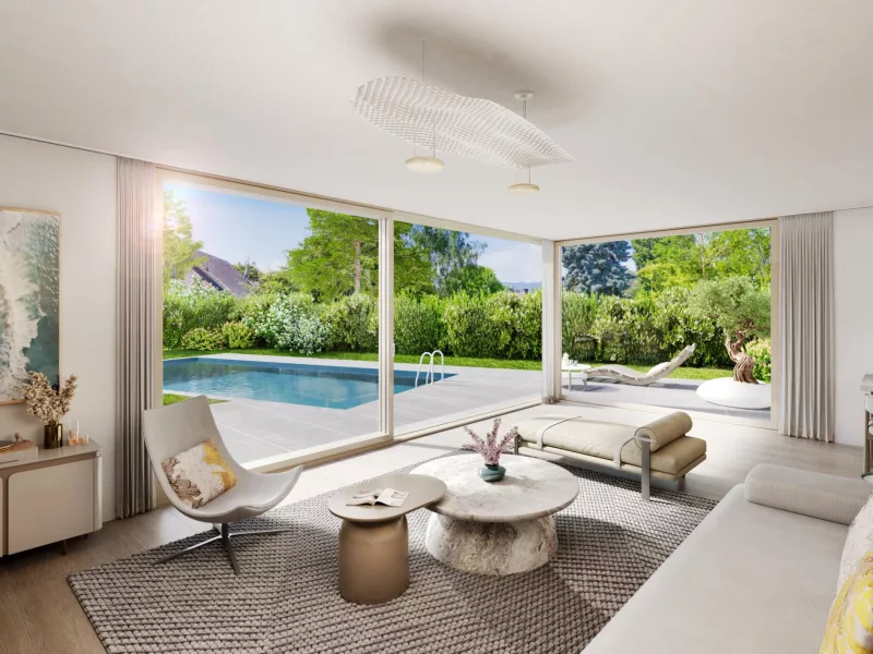 Promotion de cinq villas individuelles à Chavannes-de-Bogis