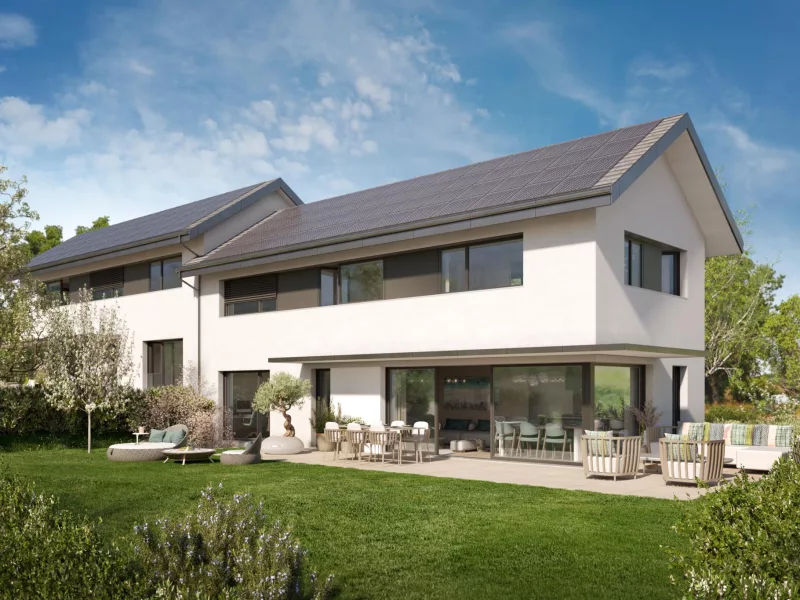 Prochainement à Le Vaud belle promotion de deux villas mitoyennes