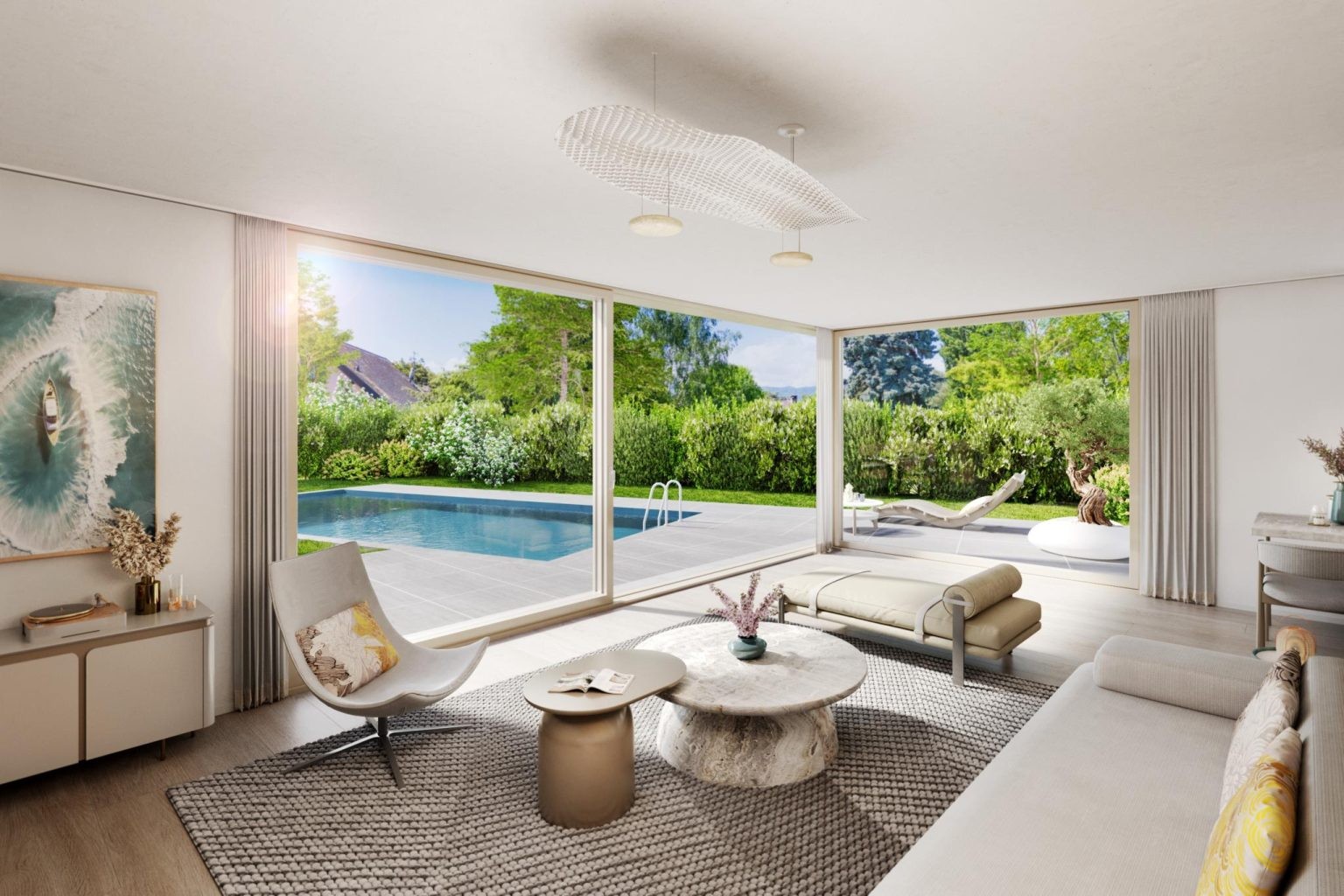 Promotion de cinq villas individuelles Ã  Chavannes-de-Bogis