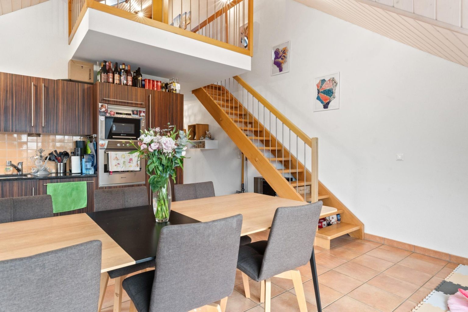 Grand duplex en attique Ã  Gland