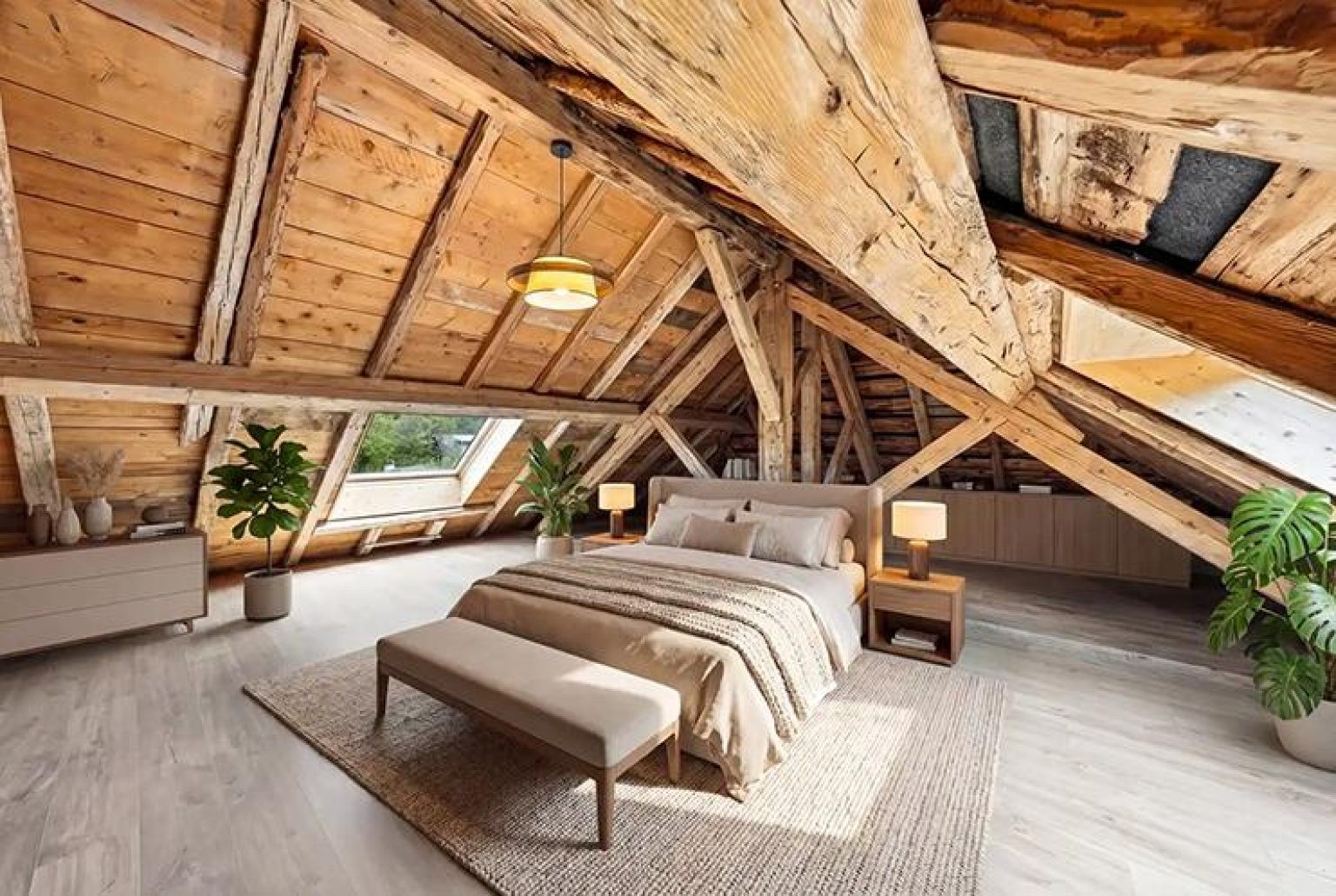 Superbe attique avec mezzanine Ã  St-Cergue